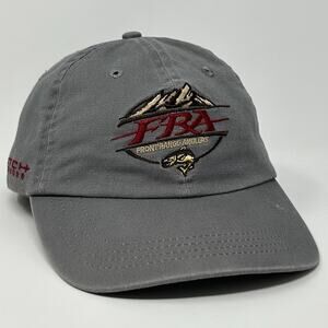 FRA Front Range Anglers Dad Hat Baseball Cap Fisherman Fishing Strapback Gray